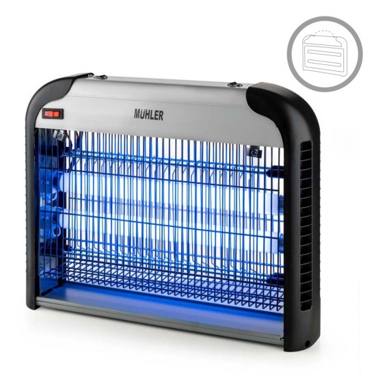 Инсектицидна лампа Muhler MIK-60, 30W, 60м2 Инсектицидна лампа Muhler MIK-60, 30W, 60м2
