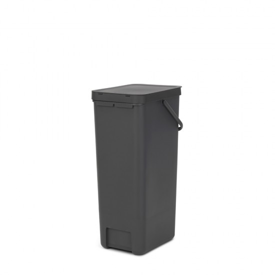 Кош за смет за разделно събиране Brabantia Sort&Go 40L, Dark Grey