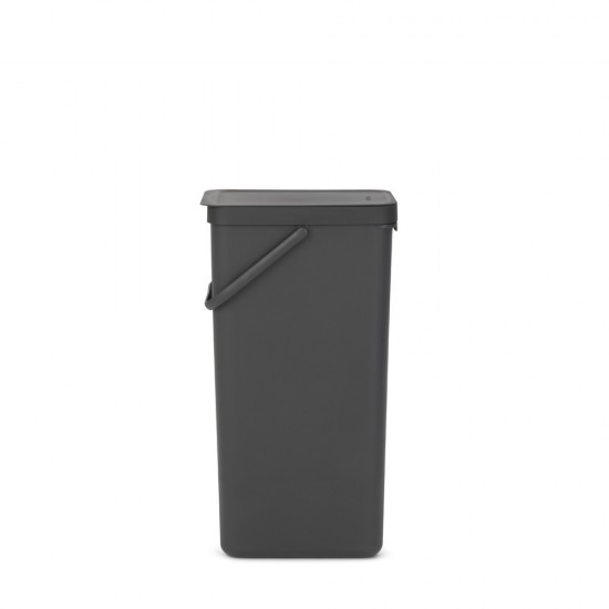 Кош за смет за разделно събиране Brabantia Sort&Go 40L, Dark Grey