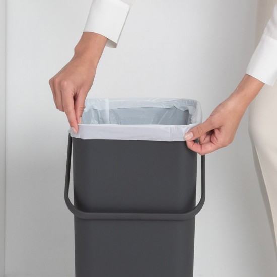 Кош за смет за разделно събиране Brabantia Sort&Go 40L, Dark Grey