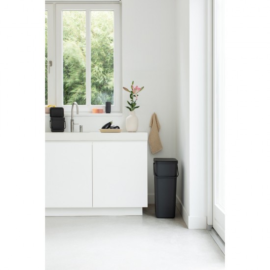 Кош за смет за разделно събиране Brabantia Sort&Go 40L, Dark Grey