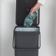 Кош за смет за разделно събиране Brabantia Sort&Go 40L, Dark Grey