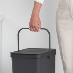 Кош за смет за разделно събиране Brabantia Sort&Go 40L, Dark Grey
