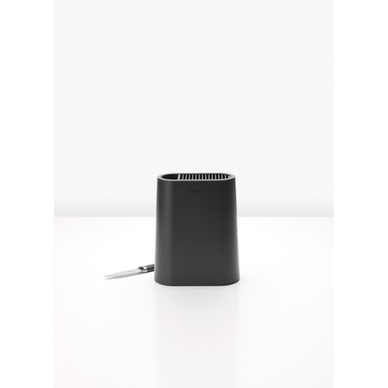Блок за ножове с държач за прибори Brabantia Profile New, Dark Grey