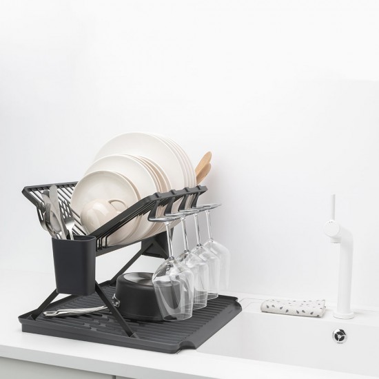Сушилник за съдове сгъваем Brabantia SinkSide Dark Grey Сушилник за съдове сгъваем Brabantia SinkSide Dark Grey