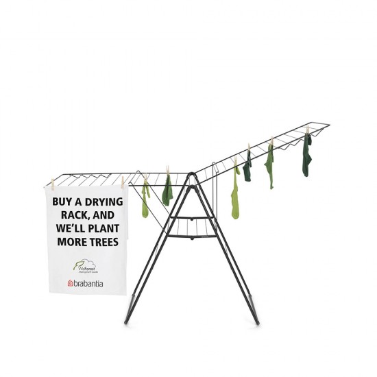 Сушилник за дрехи Brabantia Hangon 25m, Matt Black Сушилник за дрехи Brabantia Hangon 25m, Matt Black
