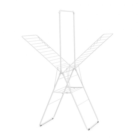 Сушилник за дрехи Brabantia Hangon 25m с допълнителен прът, Fresh White