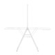 Сушилник за дрехи Brabantia Hangon 25m с допълнителен прът, Fresh White