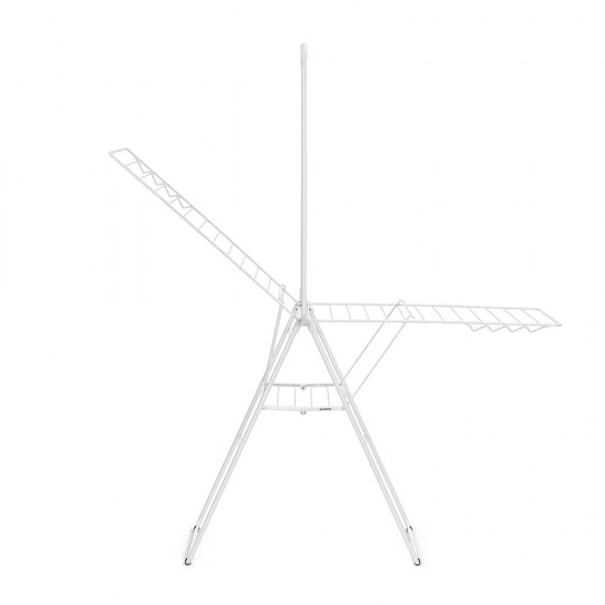 Сушилник за дрехи Brabantia Hangon 25m с допълнителен прът, Fresh White