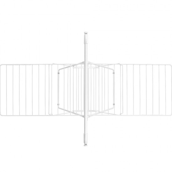 Сушилник за дрехи Brabantia Hangon 25m с допълнителен прът, Fresh White