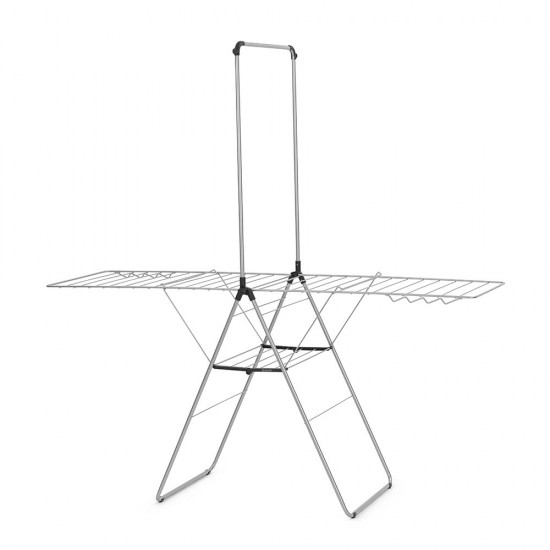 Сушилник за дрехи Brabantia Hangon 25m с допълнителен прът, Metallic Grey