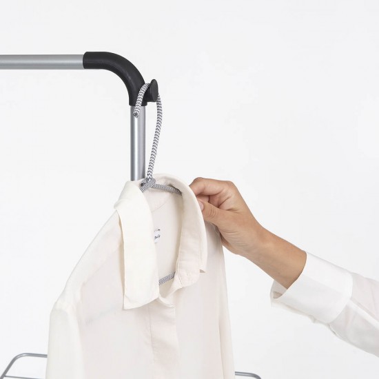 Сушилник за дрехи Brabantia Hangon 25m с допълнителен прът, Metallic Grey