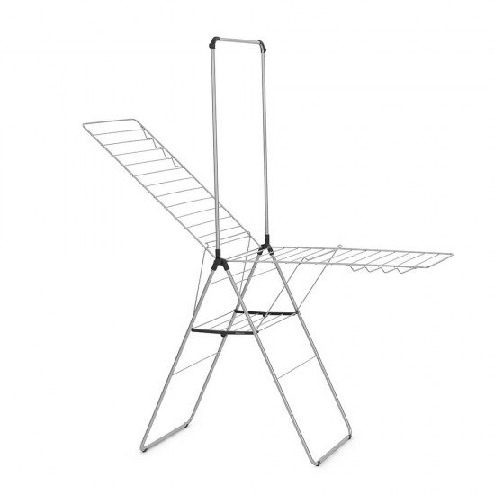 Сушилник за дрехи Brabantia Hangon 25m с допълнителен прът, Metallic Grey