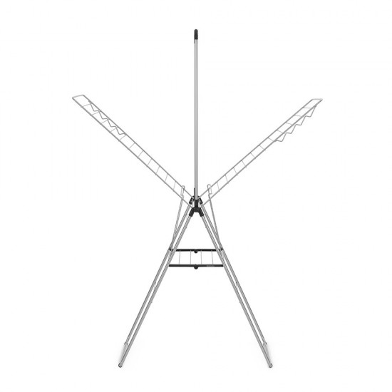 Сушилник за дрехи Brabantia Hangon 25m с допълнителен прът, Metallic Grey