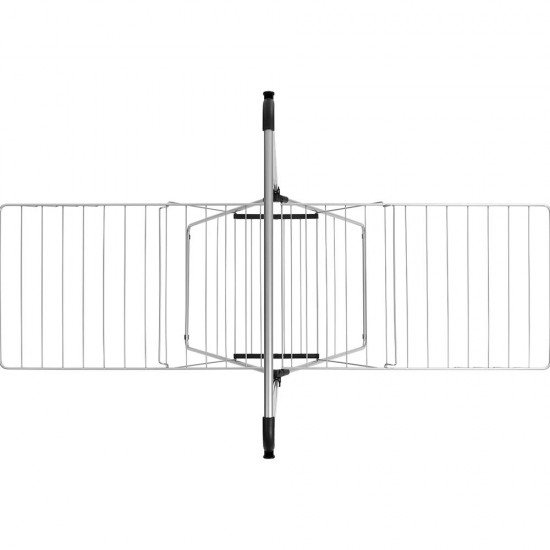 Сушилник за дрехи Brabantia Hangon 25m с допълнителен прът, Metallic Grey