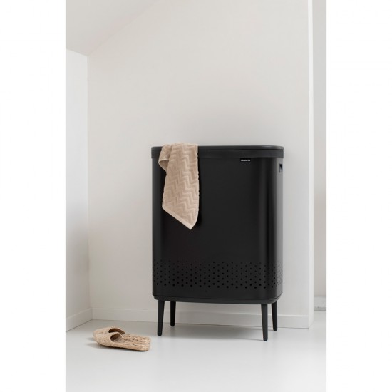 Кош за пране Brabantia Bo 2x45L, Matt Black