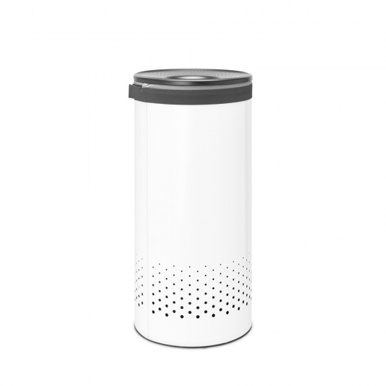 Кош за пране Brabantia 35L, White, пластмасов капак