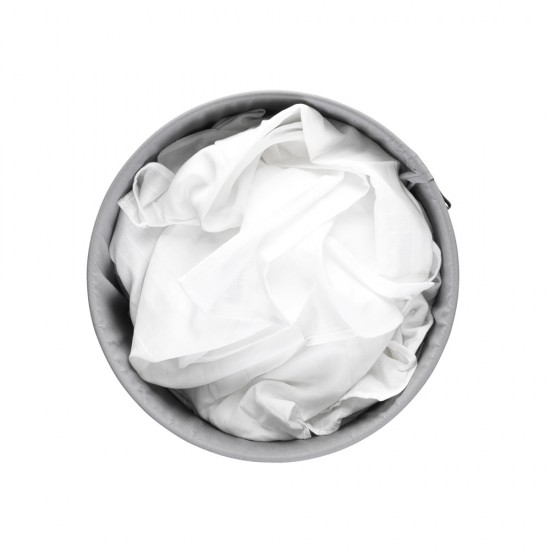 Кош за пране Brabantia 60L, White, пластмасов капак