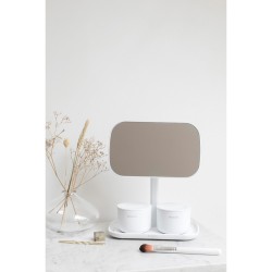 Огледало с поставка за принадлежности Brabantia ReNew White