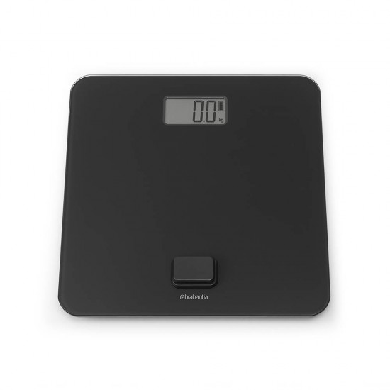 Дигитална везна за баня Brabantia ReNew Dark Grey, работа без батерии Дигитална везна за баня Brabantia ReNew Dark Grey, работа без батерии