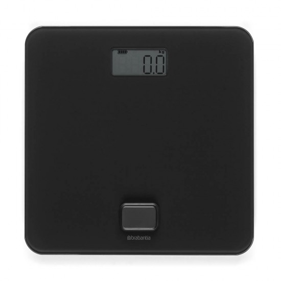 Дигитална везна за баня Brabantia ReNew Dark Grey, работа без батерии Дигитална везна за баня Brabantia ReNew Dark Grey, работа без батерии