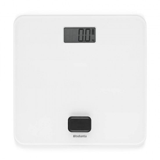 Дигитална везна за баня Brabantia ReNew White, работа без батерии Дигитална везна за баня Brabantia ReNew White, работа без батерии
