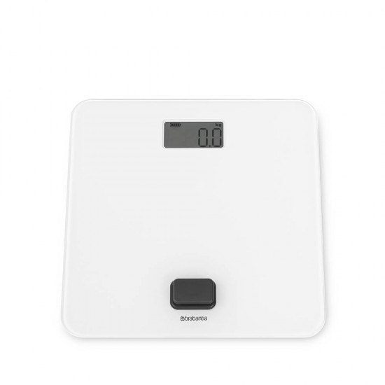 Дигитална везна за баня Brabantia ReNew White, работа без батерии Дигитална везна за баня Brabantia ReNew White, работа без батерии