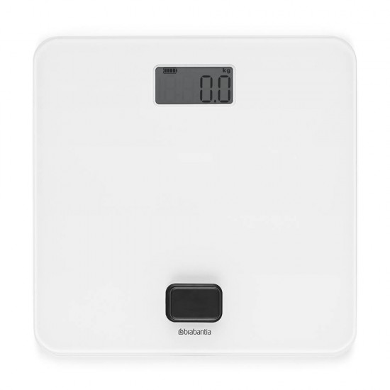 Дигитална везна за баня Brabantia ReNew White, работа без батерии Дигитална везна за баня Brabantia ReNew White, работа без батерии