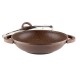 Тиган уок с капак Muhler Mia MR-3285M 32x8.5cm, 3.8L, шоколад, лят алуминий Тиган уок с капак Muhler Mia MR-3285M 32x8.5cm, 3.8L, шоколад, лят алуминий