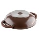 Тиган уок с капак Muhler Mia MR-3285M 32x8.5cm, 3.8L, шоколад, лят алуминий Тиган уок с капак Muhler Mia MR-3285M 32x8.5cm, 3.8L, шоколад, лят алуминий