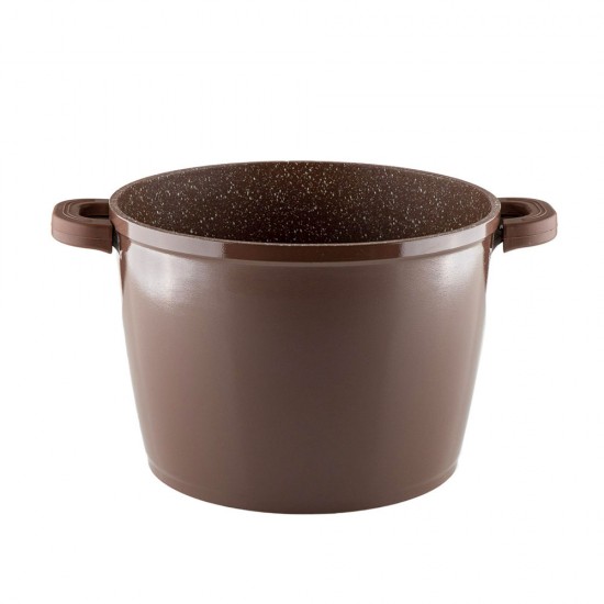 Тенджера дълбока Muhler Mia МR-2429М 24x17.5cm, 6.5L, шоколад, лят алуминий Тенджера дълбока Muhler Mia МR-2429М 24x17.5cm, 6.5L, шоколад, лят алуминий