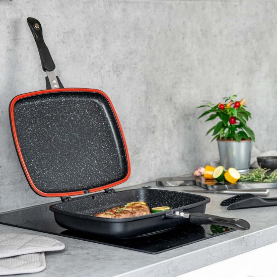 Тиган грил, двоен Muhler Hanna MR-3207M 32x25cm Тиган грил, двоен Muhler Hanna MR-3207M 32x25cm