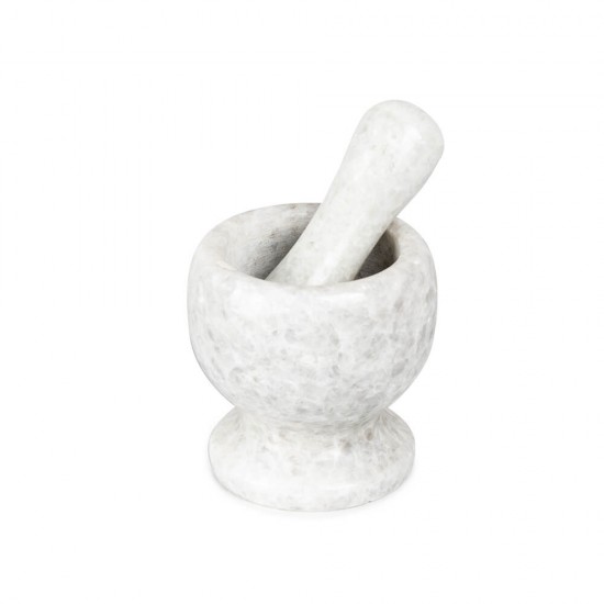 Хаванче мраморно Luigi Ferrero FR-910W Ø9xH10cm, бяло