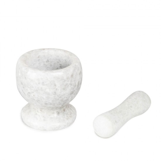 Хаванче мраморно Luigi Ferrero FR-910W Ø9xH10cm, бяло