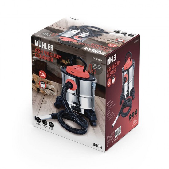 Прахосмукачка за едри отпадъци Muhler MV-1580SR 15 L, на колела Прахосмукачка за едри отпадъци Muhler MV-1580SR 15 L, на колела