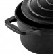 Съд за печене с капак Muhler Tika MR-4133CI 41x25x11cm, 5.1L, чугун Съд за печене с капак Muhler Tika MR-4133CI 41x25x11cm, 5.1L, чугун