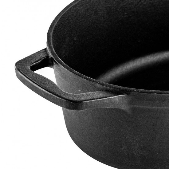Съд за печене с капак Muhler Tika MR-4133CI 41x25x11cm, 5.1L, чугун Съд за печене с капак Muhler Tika MR-4133CI 41x25x11cm, 5.1L, чугун