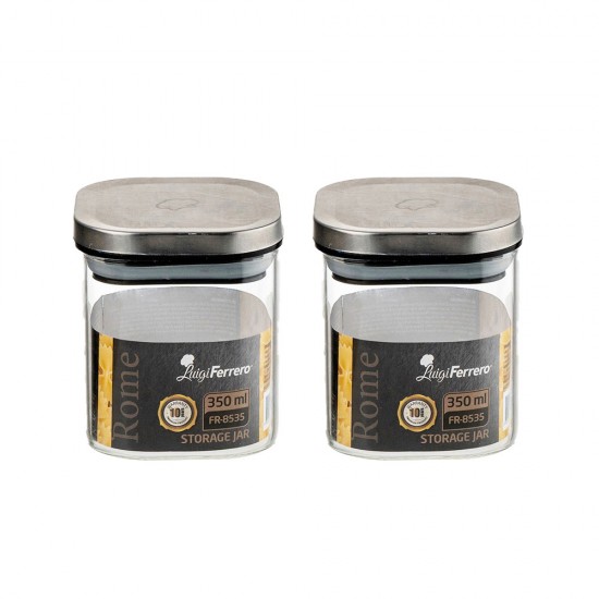 Буркани комплект Luigi Ferrero Rome FR-8235 350ml 2 броя Буркани комплект Luigi Ferrero Rome FR-8235 350ml 2 броя