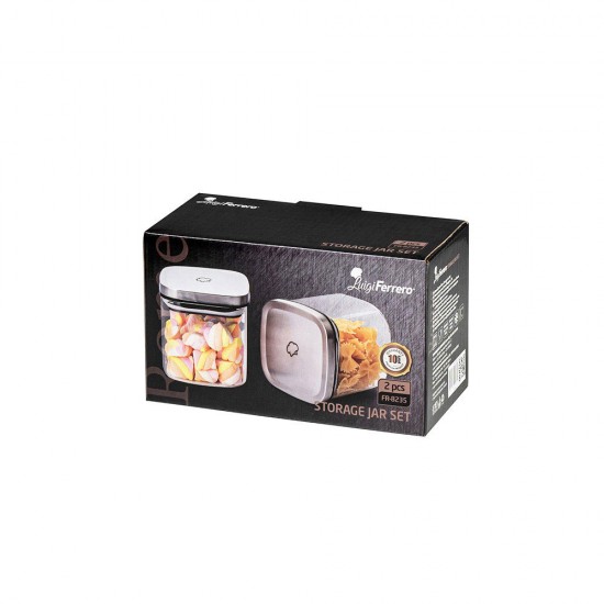 Буркани комплект Luigi Ferrero Rome FR-8235 350ml 2 броя Буркани комплект Luigi Ferrero Rome FR-8235 350ml 2 броя