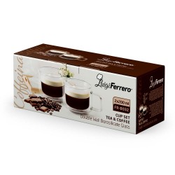 Чаша за чай и кафе Luigi Ferrero Coffeina FR-8032 200ml, 2 броя