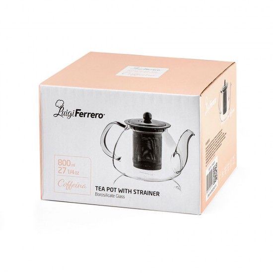 Чайник с цедка Luigi Ferrero Coffeina FR-8081B 800ml Чайник с цедка Luigi Ferrero Coffeina FR-8081B 800ml