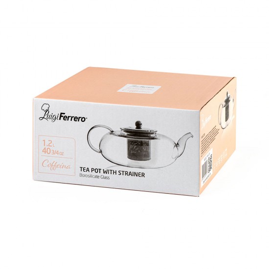 Чайник с цедка Luigi Ferrero Coffeina FR-8121B 1.2L Чайник с цедка Luigi Ferrero Coffeina FR-8121B 1.2L