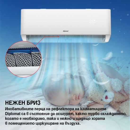Климатик Инверторен DIPLOMAT DAC-120CA Климатик Инверторен DIPLOMAT DAC-120CA