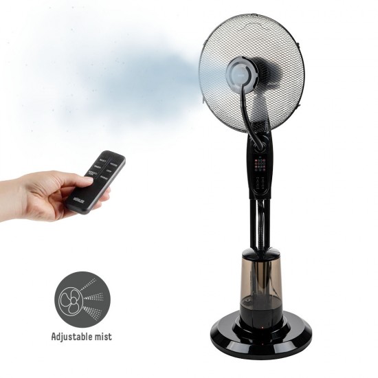 Вентилатор с водна мъгла 16'' Muhler MF-1609RC, 75W, LED, дист. упр-е Вентилатор с водна мъгла 16'' Muhler MF-1609RC, 75W, LED, дист. упр-е