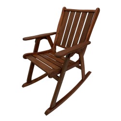 Стол люлеещ Muhler Meranti 64x84.5xH114cm, дърво