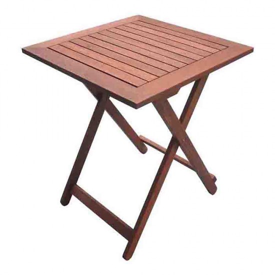 Маса сгъваема Muhler Meranti 50х50хH68cm, дърво Маса сгъваема Muhler Meranti 50х50хH68cm, дърво