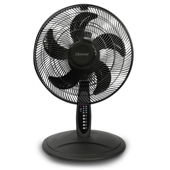 Вентилатор на стойка 16''Diplomat DX-555RC 2в1, 55W, Wi-Fi, таймер, височина 72/124.5 cm Вентилатор на стойка 16''Diplomat DX-555RC 2в1, 55W, Wi-Fi, таймер, височина 72/124.5 cm