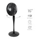 Вентилатор на стойка 16''Diplomat DX-555RC 2в1, 55W, Wi-Fi, таймер, височина 72/124.5 cm Вентилатор на стойка 16''Diplomat DX-555RC 2в1, 55W, Wi-Fi, таймер, височина 72/124.5 cm