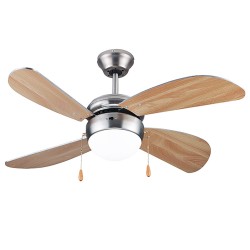 Вентилатор таванен 42'' Muhler MCF-4044, 55W, осветление - 1бр крушки, MDF