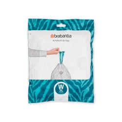 Торба за кош Brabantia PerfectFit NewIcon N размер W, 5L, 40 броя, пакет